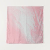 PINK EN WITTE ABSTRACTE SCHIJNEN WANDKLEED (Voorkant (horizontaal))
