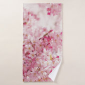 PINK EN WITTE CHERRY BLOSSOM BADHANDDOEK (Badhanddoek)