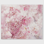 PINK EN WITTE CHERRY BLOSSOM CADEAUPAPIER (Vlak)
