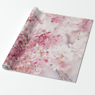 PINK EN WITTE CHERRY BLOSSOM CADEAUPAPIER