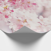 PINK EN WITTE CHERRY BLOSSOM CADEAUPAPIER (Hoek)