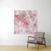 PINK EN WITTE CHERRY BLOSSOM WANDKLEED (In Situ (horizontaal))