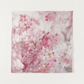 PINK EN WITTE CHERRY BLOSSOM WANDKLEED (Voorkant)