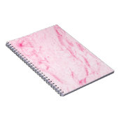 PINK EN WITTE DIGITALE WALLPAPIER NOTITIEBOEK (Rechterzijde)
