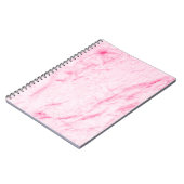 PINK EN WITTE DIGITALE WALLPAPIER NOTITIEBOEK (Linkerzijde)