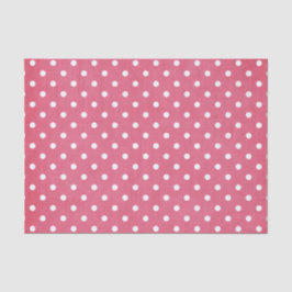 PINK EN WITTE POLKA DOTS TISSUEPAPIER
