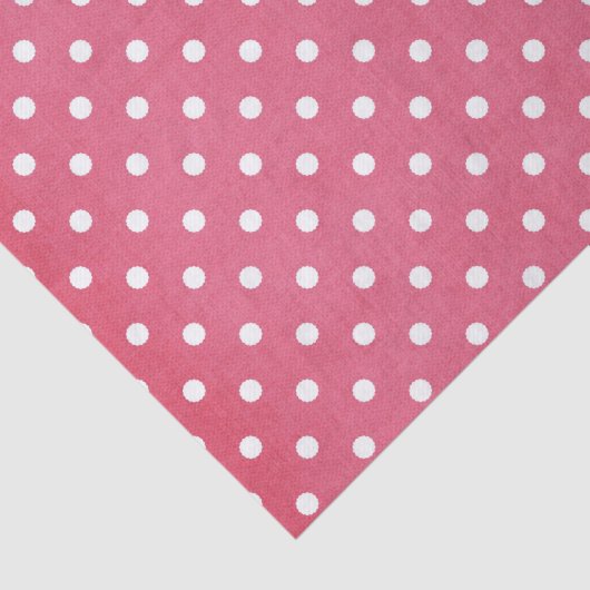 PINK EN WITTE POLKA DOTS TISSUEPAPIER (Detail)