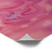 PINK EN WITTE SCHIJPWALLPAPIE POSTER (Hoek)