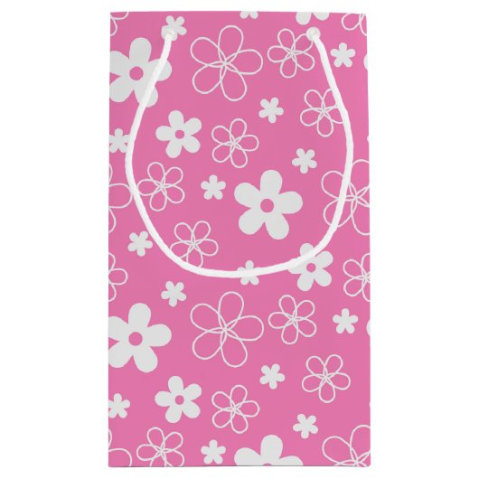 PINK- EN WITTE STROMEN KLEIN CADEAUZAKJE (Achterkant)