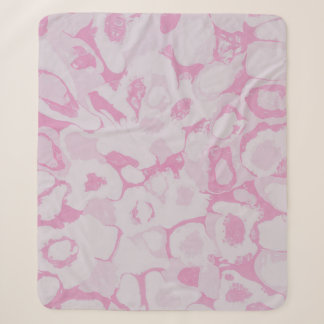 PINK EN WITTE TEXTIEL SHERPA DEKEN