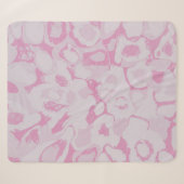 PINK EN WITTE TEXTIEL SHERPA DEKEN (Voorkant (horizontaal))