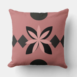 PINK EN ZWARTE ABSTRACT KUSSEN