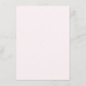 Pink Enchanted Wat Baby Item Baby shower Spel Informatiekaartje (Achterkant)