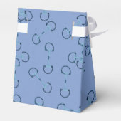 Pink Equestrian Horse Bits Bedankdoosjes (Achterkant)