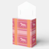 Pink Equestrian Pset Pony Pattern Bedankdoosjes (Geopend)