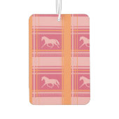 Pink Equestrian Pset Pony Pattern Luchtverfrisser (Achterkant)