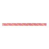Pink Equestrian Pset Pony Pattern Satijnen Lint (Voorkant)