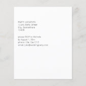 Pink & Eucalyptus Floral Gradual Party (Achterkant)