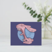 Pink Evil Bunny Briefkaart (Staand voorkant)
