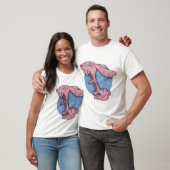 Pink Evil Bunny T-shirt (Unisex)