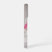 Pink Evil Eye Amulet on Marble Surface iPhone 16 Hoesje (Rechterkant)