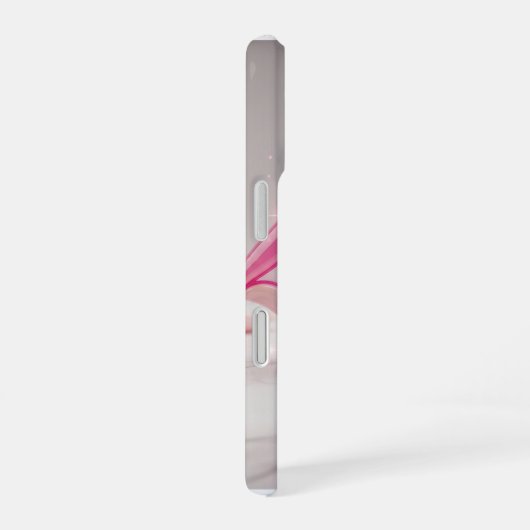 Pink Evil Eye Amulet on Marble Surface iPhone 16 Hoesje (Rechterkant)