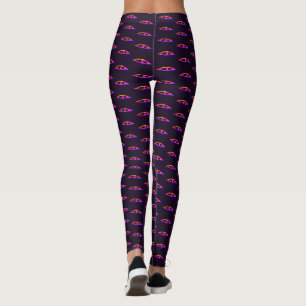Pink Eye donkerpaarse legging