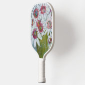 Pink Faces by Lydias Art Sangria Pickleball Paddle (Links)
