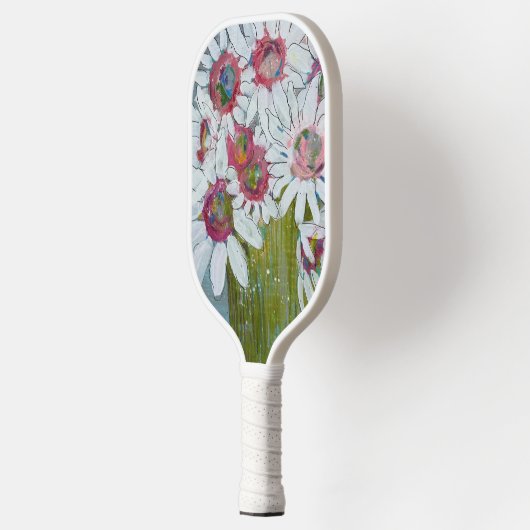 Pink Faces by Lydias Art Sangria Pickleball Paddle (Links)