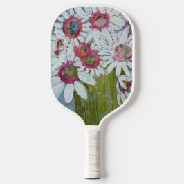 Pink Faces by Lydias Art Sangria Pickleball Paddle