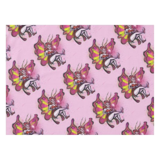 Pink Faerie Tafelkleed (Voorkant (Horizontaal))