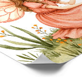 Pink Fairies Woodland Verjaardagsfeest Welkom Poster (Hoek)