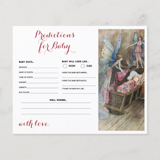 Pink Fairy Baby Zegen Voorspellingen voor Baby Kaa (Voorkant)