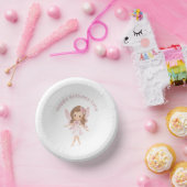 Pink Fairy Kinderverjaardag Papieren Kommen (Feest)