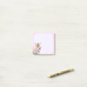 Pink Fairy Memo Pad – Betoverende opmerking Post-it® Notes (Op bureau)