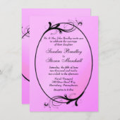 Pink Fairytale Weddenschap Kaart (Voorkant / Achterkant)