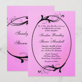 Pink Fairytale Weddenschap Kaart
