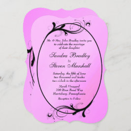 Pink Fairytale Weddenschap Kaart