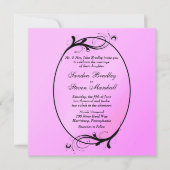 Pink Fairytale Weddenschap Kaart (Voorkant)