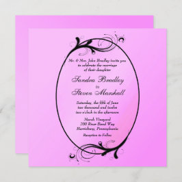 Pink Fairytale Weddenschap Kaart