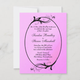 Pink Fairytale Weddenschap Kaart