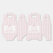 Pink Fancy Floral Birthday Party Gable Favor Bedankdoosjes (Ongevouwen)