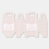 Pink Fancy Floral Birthday Party Gable Favor Bedankdoosjes (Ongevouwen)