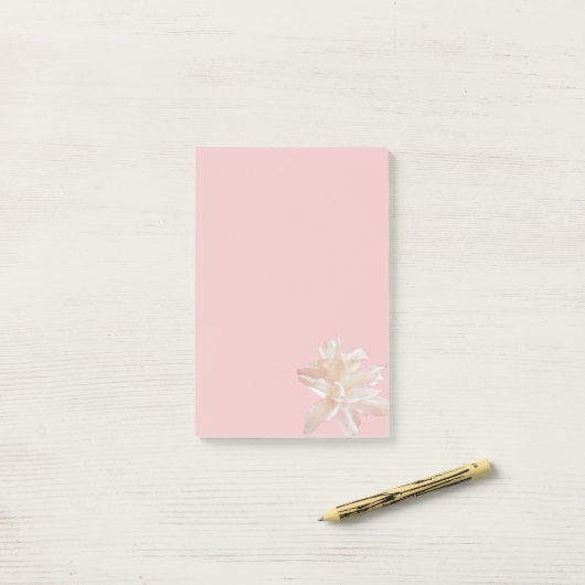 Pink Fantasy Lily Post-it® Notes (Op bureau)