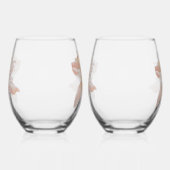 Pink Fantasy Lily Wijnglas Zonder Voet (Links)