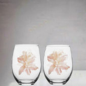 Pink Fantasy Lily Wijnglas Zonder Voet