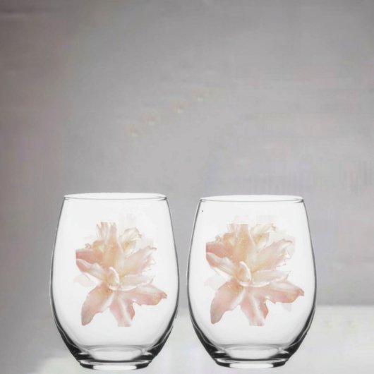 Pink Fantasy Lily Wijnglas Zonder Voet
