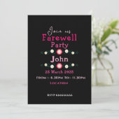 Pink Farewell Kaart (Staand voorkant)