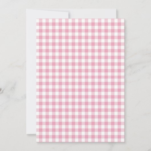 Pink Farmyard Time Capsule Note Bericht Kaart (Achterkant)