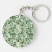 Pink Faux Alligator Animal Sleutelhanger (Achterkant)